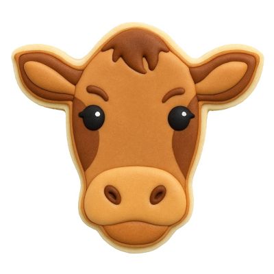 Steer Cow Head Face 5 inch Cookie Cutters Image 2