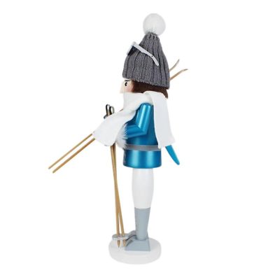 Steinbach Big Nutcracker Wooden Nutcracker, Skiing Powder King, 18.5in Image 2