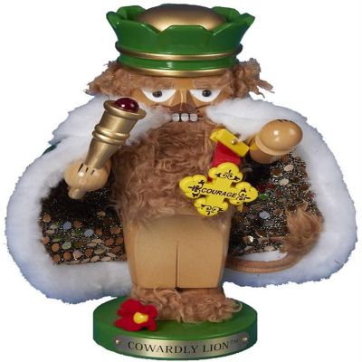 Steinbach ES1579 Wizard of Oz Steinbach Chubby Cowardly Lion Nutcracker, 11 inches Image 1