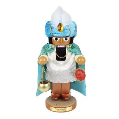 Steinbach Wooden Chubby Nutcracker, Three Wise Man - Balthasar, 12in Image 1