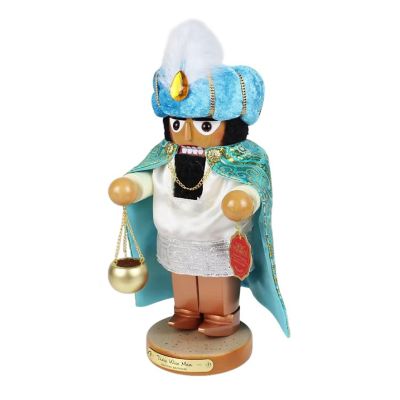 Steinbach Wooden Chubby Nutcracker, Three Wise Man - Balthasar, 12in Image 1