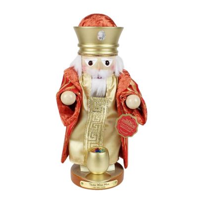 Steinbach Wooden Chubby Nutcracker, Three Wise Man - Melchior, 12in Image 1