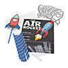 STEM Color Your Own Air Rocket Activity Learning Challenge Craft Kit - Makes 10 Image 1