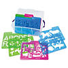 Stencil Mill, 24 Pieces In Plastic Box Image 1