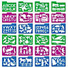 Stencil Mill, 24 Pieces In Plastic Box Image 1