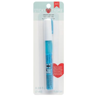Sticky Thumb/Zig 2 Way Glue Pen Carded-Ball Point Image 1