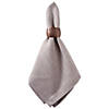 Stone Brown Solid Chambray Napkin (Set Of 6) Image 2