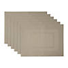 Stone Pvc Doubleframe Placemat 6 Piece Image 1