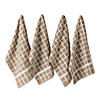 Stone Solid Windowpane Terry Dishtowel 4 Piece Image 1