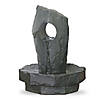 Stone Standing Rock Fountain 20"D X 27.5"H Resin Image 1