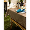 Stone Tonal Lattice Print Outdoor Tablecloth 60X84" Image 2