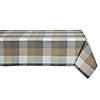 Stone Tri Color Check Tablecloth 60X104" Image 1