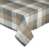 Stone Tri Color Check Tablecloth 60X104" Image 2