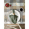 Stone Tri Color Check Tablecloth 60X104" Image 4