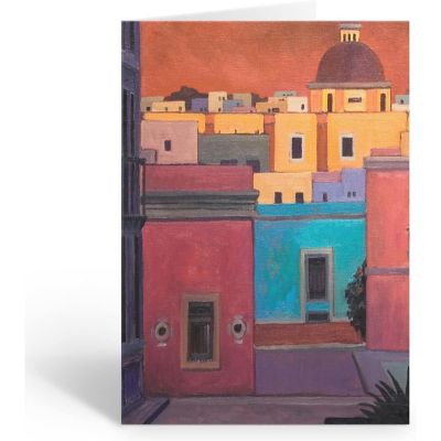 Stonehouse Collection 10 Assorted Mexican Note Cards, Assorted Mexican Village Image 2