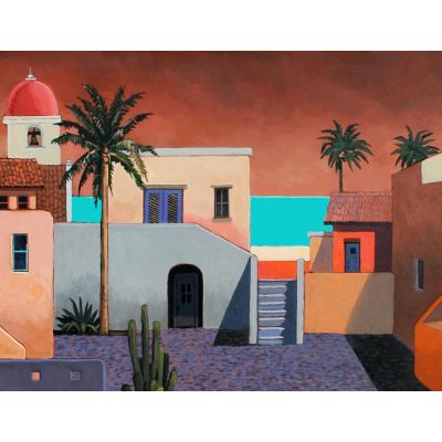 Stonehouse Collection 10 Assorted Mexican Note Cards, Assorted Mexican Village Image 3