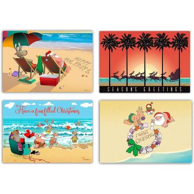 Stonehouse Collection Assorted Beach Christmas - 40 Postcards - 4 x 6 Inch (Assorted) Image 1