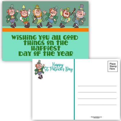 Stonehouse Collection Assorted St Patricks Day Postcards - 4 x 6 Inch - 40 (Assorted) Image 3