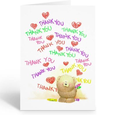 Stonehouse Collection Cute Assorted Thank You Note Cards - Boxed Set Cute Bears (Assorted) Image 2