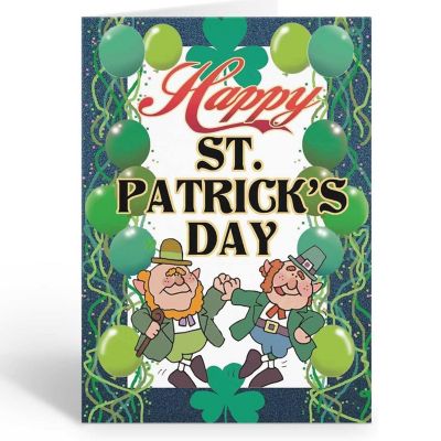 Stonehouse Collection St Patrick's Day Assorted Card Pack - 15 Cards and Envelopes (Assorted) Image 1