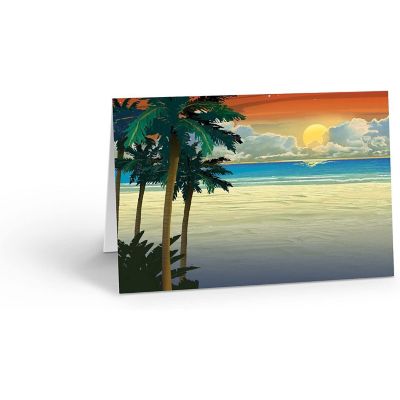 Stonehouse Collection Tropical Note Cards - 12 Boxed Cards and Envelopes (Assorted) Image 3
