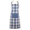 Stonewash Blue Buffalo Check Chef Apron Image 1