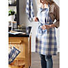 Stonewash Blue Buffalo Check Chef Apron Image 4