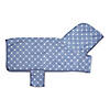 Stonewash Blue Printed Trellis Paw Medium Pet Robe Image 1