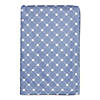 Stonewash Blue Printed Trellis Paw Pet Towel Image 1