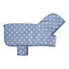 Stonewash Blue Printed Trellis Paw Small Pet Robe Image 1