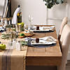 Stonewash Blue Round Pvc Doubleframe Placemat 6 Piece Image 1