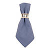 Stonewash Blue Solid Napkin (Set Of 6) Image 3