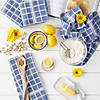 Stonewash Blue Solid Windowpane Terry Dishtowel 4 Piece Image 3