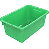 StoreProper Small Cubby Bin, Green, Pack of 5 Image 1