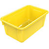 StoreProper Small Cubby Bin, Yellow, Pack of 5 Image 1