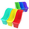 Storex Small Book Bin, Assorted Color, Set of 6 Image 1