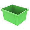 Storex Small Classroom Storage Bin, Green, Pack of 3 Image 1