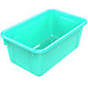 Storex Small Cubby Bin, Teal, Pack of 5 Image 1