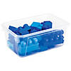 Storex Small Cubby Bin, Translucent, 5-Pack Image 2
