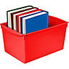 Storex Wide Book Bin, Assorted Color, Set of 6 Image 1