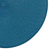 Storm Blue Round Pp Woven Placemat (Set Of 6) Image 1