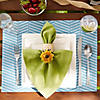 Storm Blue Textured Twill Weave Placemat 6 Piece Image 3