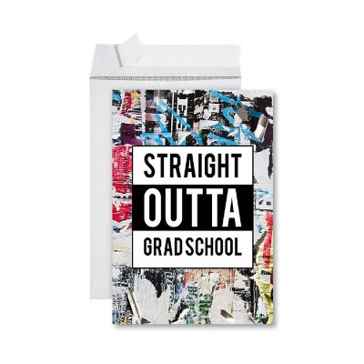 Straight Outta Grad School 8.5x11IN Image 1