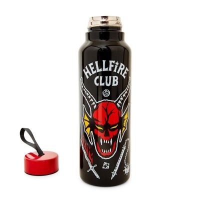 Stranger Things Hellfire Club Stainless Steel Water Bottle  Holds 27 Ounces Image 1