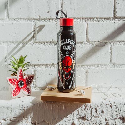 Stranger Things Hellfire Club Stainless Steel Water Bottle  Holds 27 Ounces Image 2
