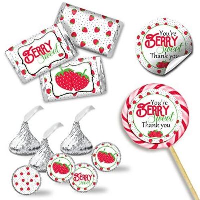 Strawberry Birthday Sticker Bundle 429pc. by AmandaCreation Image 1