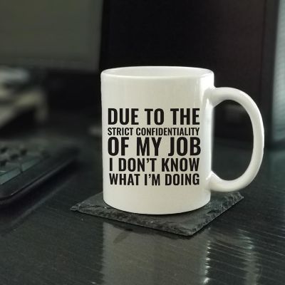 Strict Confidentiality ceramic mug Image 1