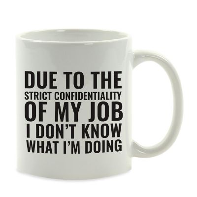 Strict Confidentiality ceramic mug Image 2