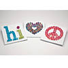 String Art Kit: Peace, Hi & Heart Image 4