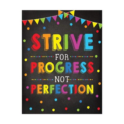 Strive for Progress Not Perfection 8.5x11in Image 1